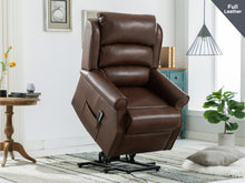 Load image into Gallery viewer, Winceby Leather | Rise Recliner (lifts you out)