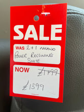 Load image into Gallery viewer, 'Milano' Power Reclining 2 + 1 | SPECIAL OFFER