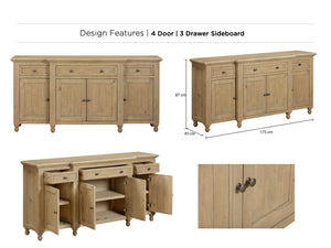 Rustic Chateau | Breakfront Sideboard