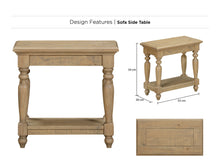 Load image into Gallery viewer, Rustic Chateau | Sofa Side Table