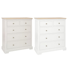 Load image into Gallery viewer, Laceby 2 over 3 Drawer Chest - Painted