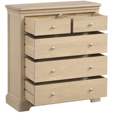 Load image into Gallery viewer, Laceby 2 over 3 Drawer Chest - Oak