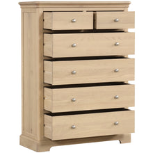 Load image into Gallery viewer, Laceby 2 over 4 Drawer Chest - Oak