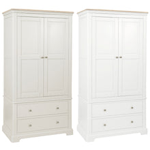 Load image into Gallery viewer, Laceby 2 Door 2 Drawer Wardrobe - Painted