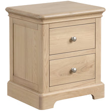 Load image into Gallery viewer, Laceby 2 Drawer Bedside - Oak