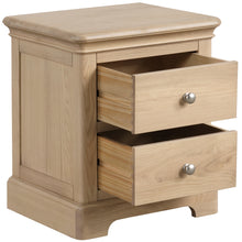 Load image into Gallery viewer, Laceby 2 Drawer Bedside - Oak