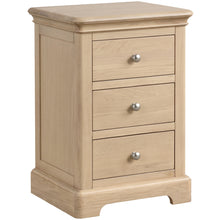 Load image into Gallery viewer, Laceby 3 Drawer Bedside - Oak