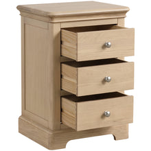 Load image into Gallery viewer, Laceby 3 Drawer Bedside - Oak