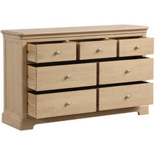 Load image into Gallery viewer, Laceby 3 over 4 Drawer Chest - Oak