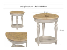 Load image into Gallery viewer, Painted Chateau | Round Side Table