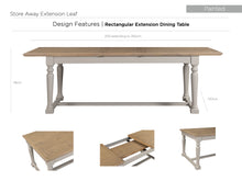 Load image into Gallery viewer, Painted Chateau | Extending Dining Table