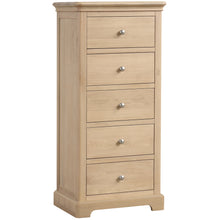 Load image into Gallery viewer, Laceby 5 Drawer Wellington Chest - Oak