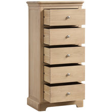 Load image into Gallery viewer, Laceby 5 Drawer Wellington Chest - Oak