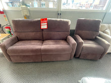Load image into Gallery viewer, BIG BRAND SALE 'Celebrity Southwell' Power Reclining 3 seater + Power Recliner Chair