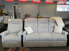 Load image into Gallery viewer, 'Celebrity Sandhurst' 3 Seat Sofa + Dual Motor Power Recliner