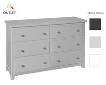 Load image into Gallery viewer, Hatton 6 Drawer Chest | 3 Colour Options