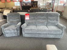 Load image into Gallery viewer, BIG BRAND SALE 'Celebrity Hollingwell' 3 seat Sofa WITH Armcaps + 1 x Petite Manual Recliner