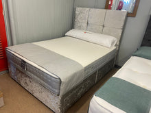 Load image into Gallery viewer, EX DISPLAY/SLIGHT SECOND | 4'6" Mattress + 4 Drawer Base &amp; Headboard