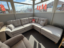 Load image into Gallery viewer, NEW ‘OVER STOCK’ | Aby Corner Sofa + Stool