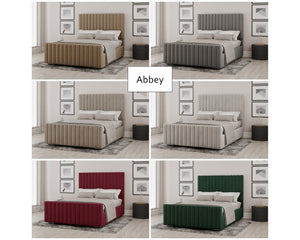 Abbey Fabric Bedframe | Choice of Colour