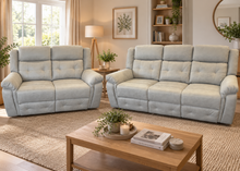 Load image into Gallery viewer, NEW OVER-STOCK | 'Berkeley' Power Reclining 3 + 2 reclining sofas