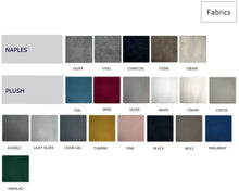 Load image into Gallery viewer, Abbey Fabric Bedframe | Choice of Colour