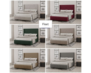 Fleet Fabric Bedframe | Choice of Colour