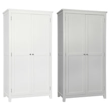 Load image into Gallery viewer, Hatton 2 Door Wardrobe - Painted White or Grey