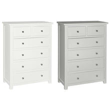 Load image into Gallery viewer, Hatton 2 over 4 Drawer Chest - Painted White or Grey