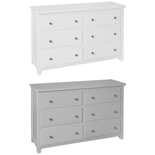 Load image into Gallery viewer, Hatton 6 Drawer Chest - Painted White or Grey