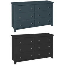 Load image into Gallery viewer, Hatton 6 Drawer Chest - Painted Blue or Charcoal