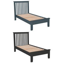 Load image into Gallery viewer, Hatton Bed Frame - Painted Blue or Charcoal