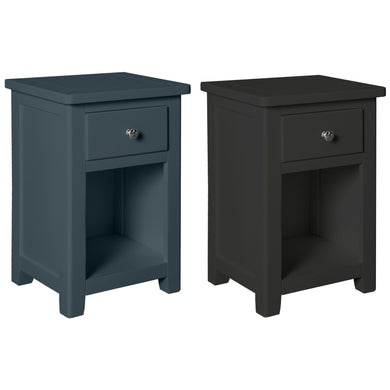 Hatton Nightstand - Painted Blue or Charcoal