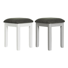 Load image into Gallery viewer, Hatton Stool - Painted White or Grey