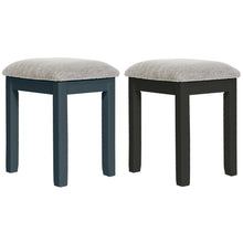 Load image into Gallery viewer, Hatton Stool - Painted Blue or Charcoal
