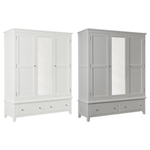 Load image into Gallery viewer, Hatton Triple Wardrobe - Painted White or Grey