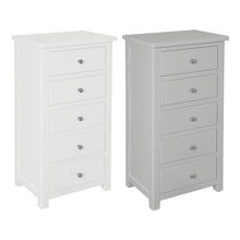 Load image into Gallery viewer, Hatton 5 Drawer Wellington Chest - Painted White or Grey