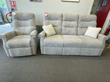 Load image into Gallery viewer, 'Celebrity Sandhurst' 3 Seat Sofa + Dual Motor Power Recliner