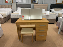 Load image into Gallery viewer, Dressing Table, Mirror &amp; Stool - Discontinued