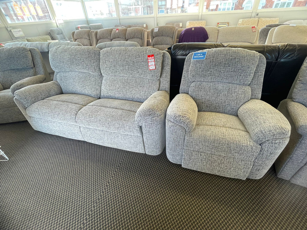 'Cambridge' 3 Seater + Chair + Power Reclining Chair + Extras