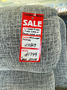 'Cambridge' 3 Seater + Chair + Power Reclining Chair + Extras
