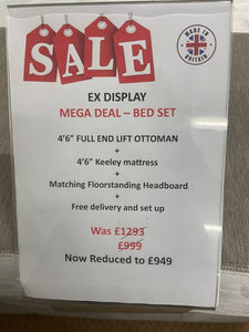 Ex-display BED SET SALE