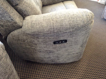 Load image into Gallery viewer, &#39;Cambridge&#39; 3 Seat fixed Sofa + 2 power Reclining Chairs - Weave Charcoal