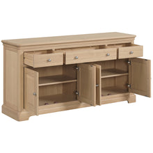 Load image into Gallery viewer, Laceby 4 Door 3 Drawer Sideboard - Oak