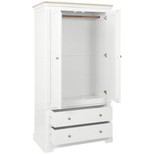 Load image into Gallery viewer, Laceby 2 Door 2 Drawer Wardrobe - Painted