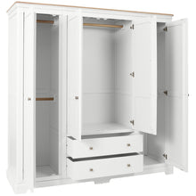 Load image into Gallery viewer, Laceby 4 Door Wardrobe - Painted
