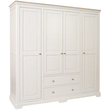 Load image into Gallery viewer, Laceby 4 Door Wardrobe - Painted