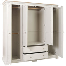 Load image into Gallery viewer, Laceby 4 Door Wardrobe - Painted