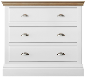 New England | 3 Drawer Chest - Choice of Colour