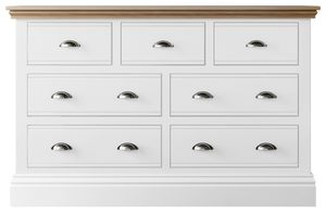 New England | 4+3 Drawer Chest - Choice of Colour